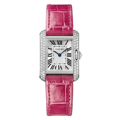 Cartier Tank Anglaise 30mm WT100015 Silver Dial-First Class Timepieces