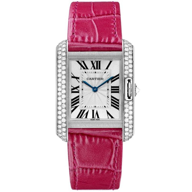 Cartier Tank Anglaise 34mm WT100030 Silver Dial-First Class Timepieces