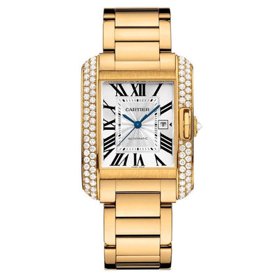 Cartier Tank Anglaise 39mm WT100006 Silver Dial-First Class Timepieces