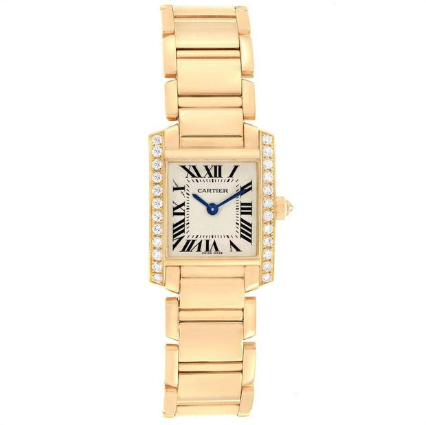 Cartier Tank Francaise 25mm WE1001R8 Silver Dial-First Class Timepieces