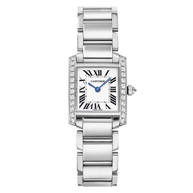 Cartier Tank Francaise 25mm WE1002S3 Silver Dial-First Class Timepieces