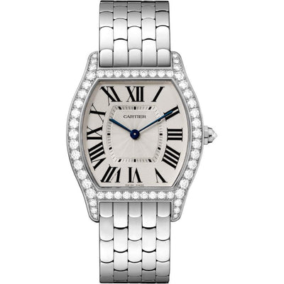 Cartier Tortue 39mm WA501013 Silver Dial-First Class Timepieces