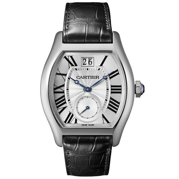 Cartier Tortue 48mm W1556233 Silver Dial-First Class Timepieces
