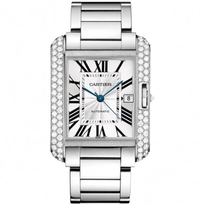 Cartier Tank Anglaise 47mm WT100010 Silver Dial
