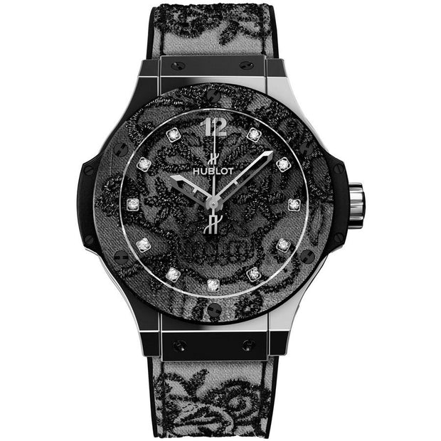 Hublot Big Bang limited Edition 41mm 343.SS.6570.NR.BSK16 Black Diamond Dial-First Class Timepieces