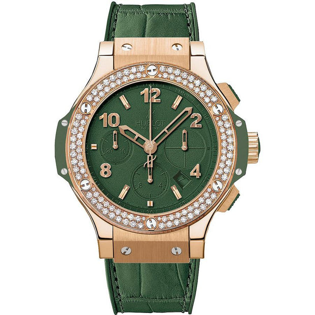 Hublot Big Bang Tutti Frutti 41mm 341.PV.5290.LR.1104 Green Dial-First Class Timepieces