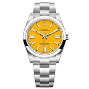 Rolex Oyster Perpetual 41mm 124300 Yellow Dial