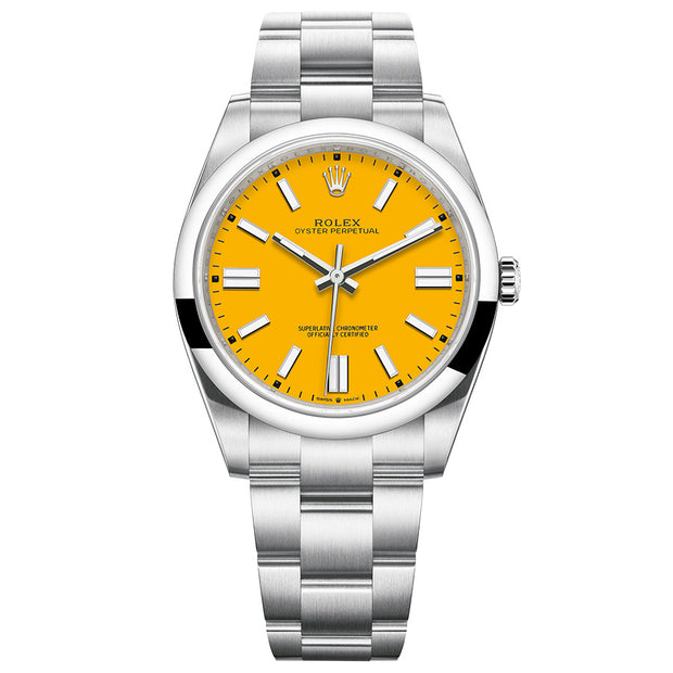 Rolex Oyster Perpetual 41mm 124300 Yellow Dial