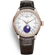 Rolex Cellini Moonphase 39mm 50535 White Dial