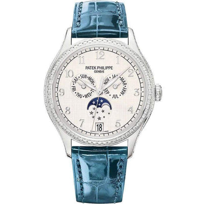 Patek Philippe Annual Calendar Complication 38mm 4947G Silver Dial - First Class Timepieces