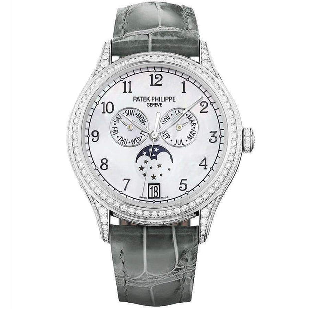 Patek Philippe Annual Calendar Complication 38mm 4948G Mother Of Pearl Dial - First Class Timepieces