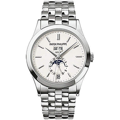 Patek Philippe Annual Calendar Complication 38mm 5396/1G Silver Dial - First Class Timepieces