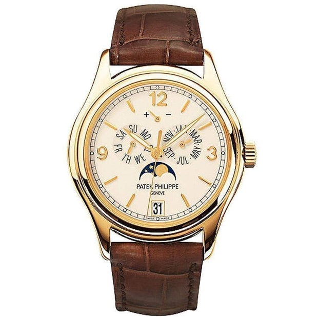 Patek Philippe Annual Calendar Complication 39mm 5146J Cream White Dial - First Class Timepieces