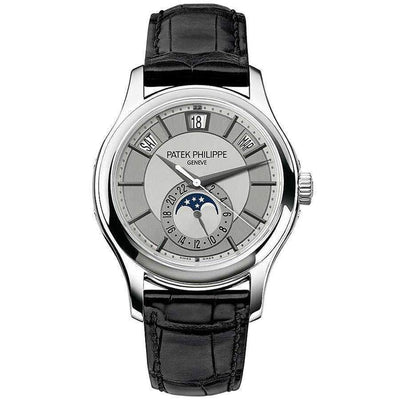 Patek Philippe Annual Calendar Complication 40mm 5205G Rhodium Dial - First Class Timepieces