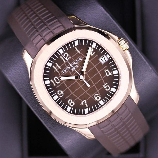 Patek Philippe Aquanaut 40mm 5167R Brown Dial-First Class Timepieces