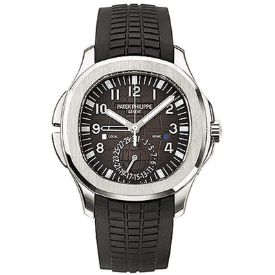 Patek Philippe Aquanaut Dual Time 40mm 5164A Black Dial - First Class Timepieces