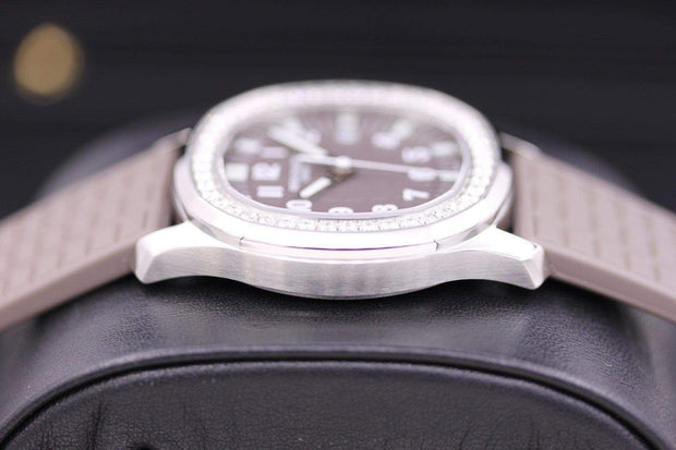 Patek Philippe Aquanaut Luce Quartz 35mm 5067A Brown Dial-First Class Timepieces