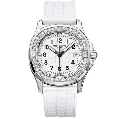 Patek Philippe Aquanaut Luce Quartz 35mm 5067A White Dial - First Class Timepieces