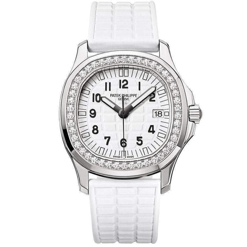 Patek Philippe Aquanaut Luce Quartz 35mm 5067A White Dial - First Class Timepieces