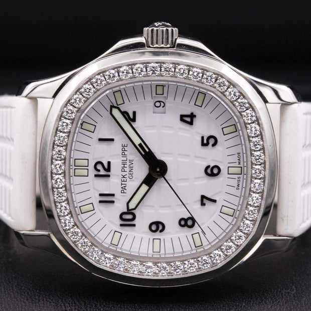 Patek Philippe Aquanaut Quartz 35mm 5067A White Dial Pre-Owned-First Class Timepieces