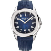 Patek Philippe Aquanaut White Gold 42mm 5168G Blue Dial - First Class Timepieces