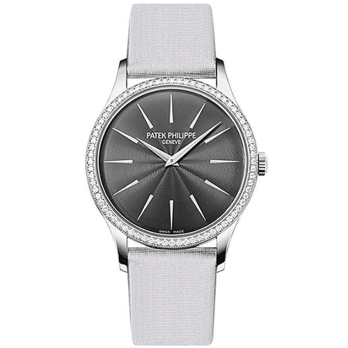 Patek Philippe Calatrava 33mm 4897G Silver Dial - First Class Timepieces