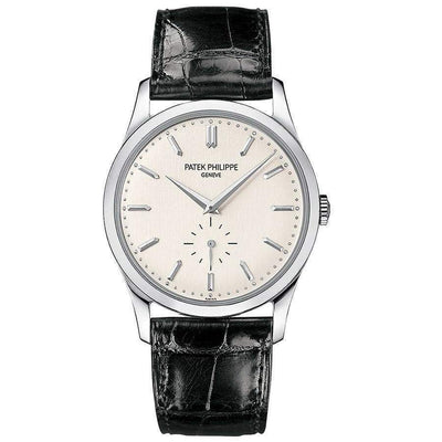 Patek Philippe Calatrava 37mm 5196G Silver Dial - First Class Timepieces