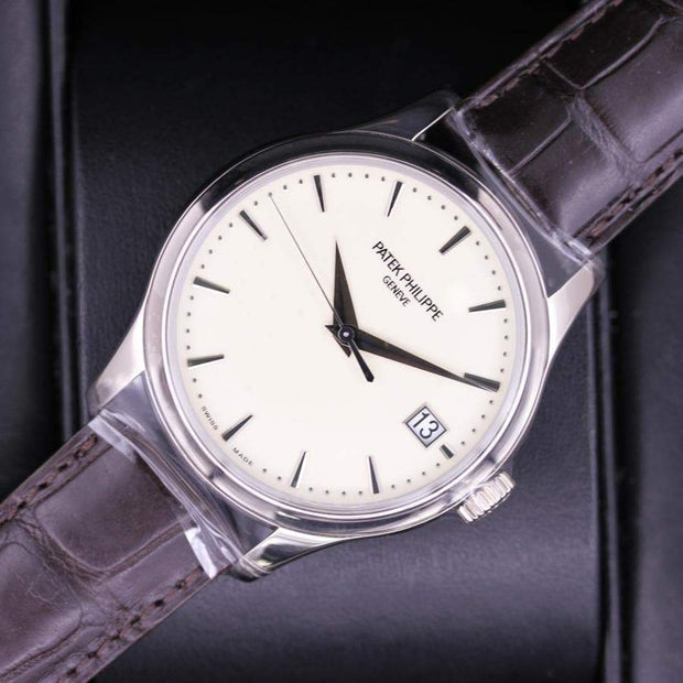 Patek Philippe Calatrava 39mm 5227G Cream White Dial Pre-Owned-First Class Timepieces