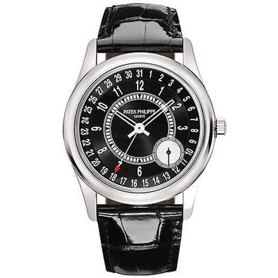 Patek Philippe Calatrava 39mm 6006G Black Dial - First Class Timepieces