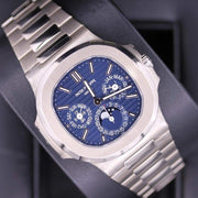 Patek Philippe Extra-Thin Nautilus Grand Complications Perpetual Calendar 40mm 5740/1G Blue Dial-First Class Timepieces