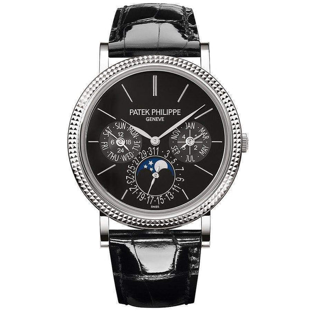 Patek Philippe Grand Complications Perpetual Calendar 38mm 5139G Black Dial - First Class Timepieces