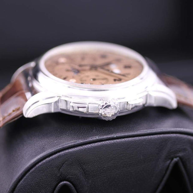 Patek Philippe Grand Complications Perpetual Calendar Chronograph 41mm 5270P Golden Opaline Dial - First Class Timepieces