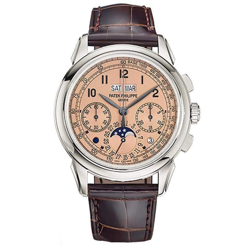 Patek Philippe Grand Complications Perpetual Calendar Chronograph 41mm 5270P Golden Opaline Dial - First Class Timepieces
