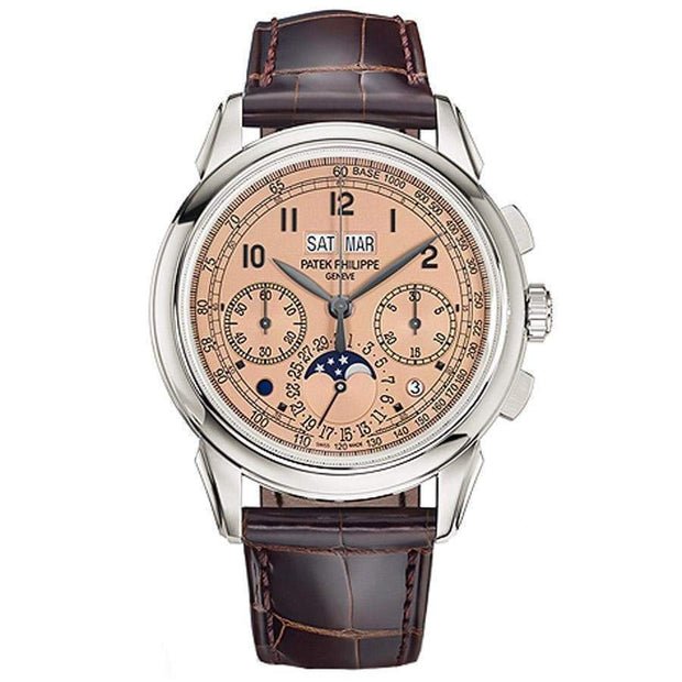 Patek Philippe Grand Complications Perpetual Calendar Chronograph 41mm 5270P Golden Opaline Dial - First Class Timepieces