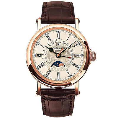 Patek Philippe Grand Complications Perpetual Calendar Moon Phase 38mm 5159R White Dial-First Class Timepieces