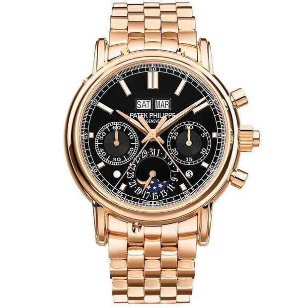 Patek Philippe Grand Complications Split-Seconds Perpetual Calendar Chronograph 40mm 5204/1R Black Dial - First Class Timepieces
