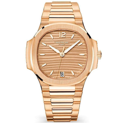 Patek Philippe Nautilus 35mm 7118/1R Rose Gold Dial-First Class Timepieces