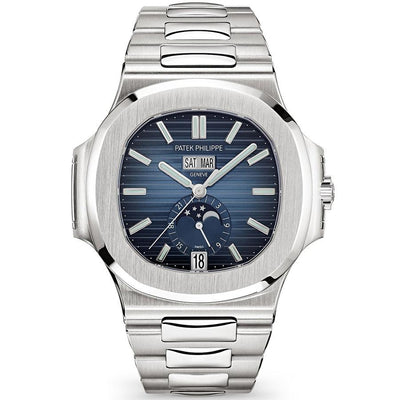 Patek Philippe Nautilus Annual Calendar Moon Phase 40mm 5726-1A-014 Blue Dial-First Class Timepieces