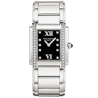 Patek Philippe Twenty-4 Quartz 25mm 4910/10A-001 Black Dial - First Class Timepieces