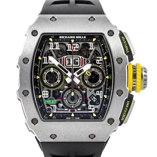 Richard Mille Chronograph RM11-03 Titanium 50mm Overworked Dial
