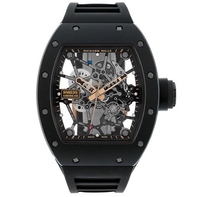 Richard Mille Limited Edition Rafael Nadal "Americas Black Toro" RM035 48mm Overworked Dial-First Class Timepieces