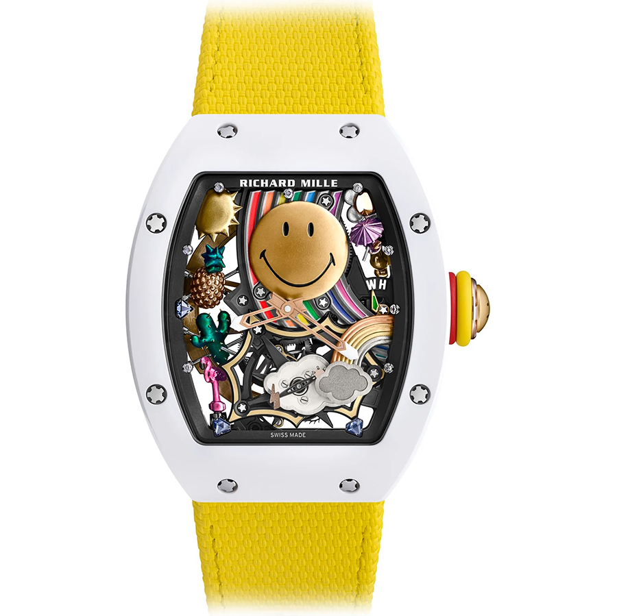 Richard Mille RM88 Limited Edition Titanium Openworked Smiley Dial