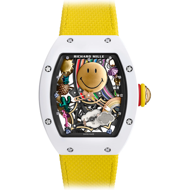 Richard Mille RM88 Limited Edition Titanium Overworked Smiley Dial