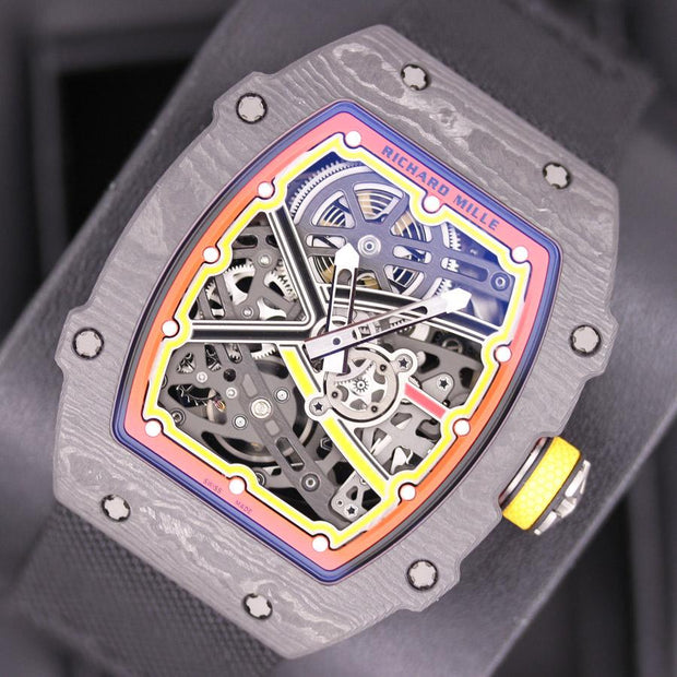 Richard Mille RM62-02 Carbon 47mm Overworked Dial Pre-Owned-First Class Timepieces