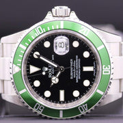Rolex 50th Anniversary Kermit Submariner 16610LV Pre-Owned-First Class Timepieces
