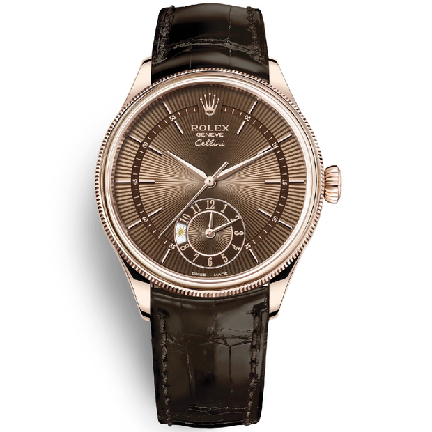 Rolex Cellini Dual Time Men’s-50525 BRBR-First Class Timepieces