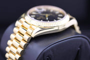 Rolex Day-Date 40 Presidential 228238 Fluted Bezel Black Dial Pre-Owned-First Class Timepieces