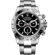 Rolex Daytona 40mm 116520 Black Dial Discontinued Model Full Stickers-First Class Timepieces