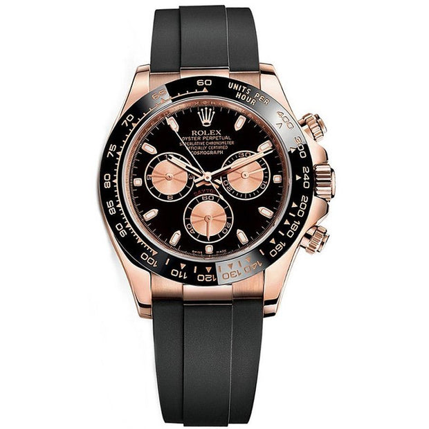 Rolex Daytona 40mm Oyster Flex 116515LN BKPOF Black Dial-First Class Timepieces