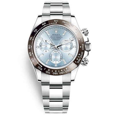 Rolex Daytona 50th Anniversary Edition 40mm 116506 Ice Blue Baguette Diamond Dial-First Class Timepieces